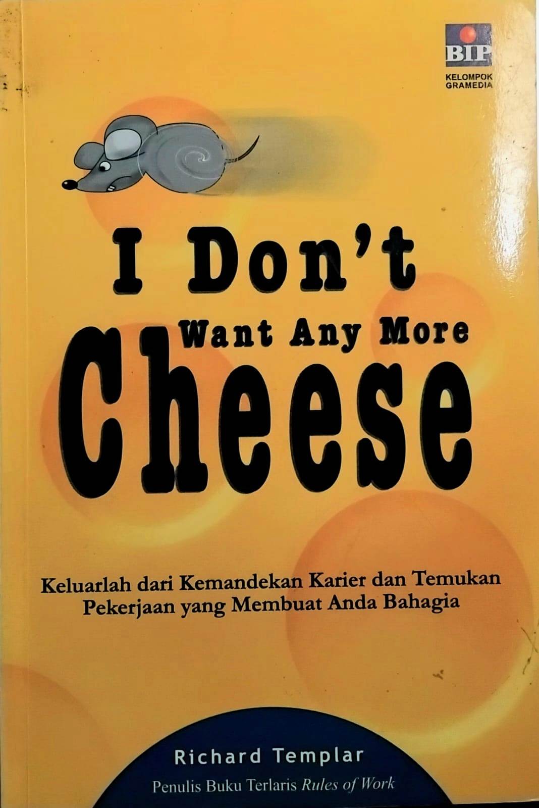 I Don't Want Any More Cheese