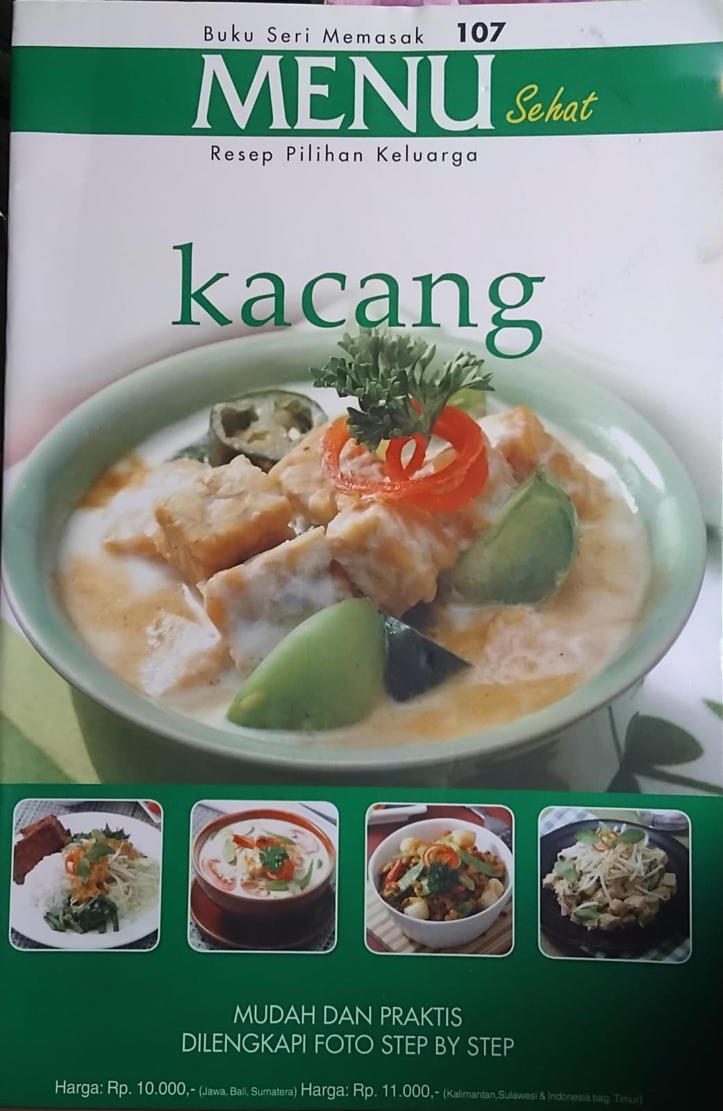 Menu Sehat Resep Pilihan Keluarga Kacang