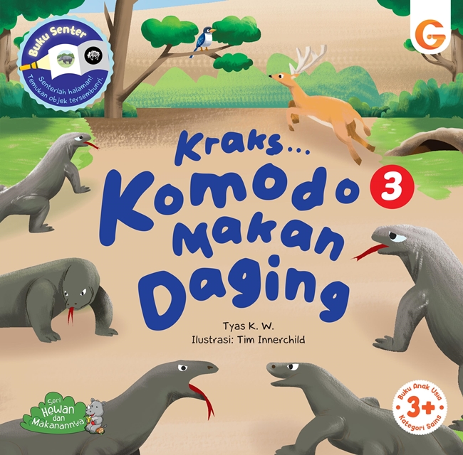Kraks... Komodo Makan Daging