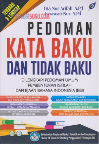 Pedoman Kata Baku dan Tidak Baku