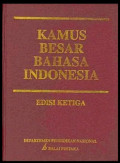 Kamus Bahasa Indonesia  Edisi Ketiga