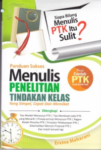 Menulis Penelitian Tindakan Kelas