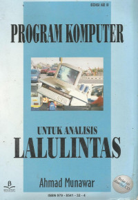 Program Komputer Untuk Analisis Lalulintas