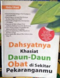 Dahsyatnya khasiat Daun-daun Obat di Sekitar Pekaranganmu